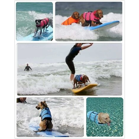 LITZEE Giubbotto Salvagente Per Cani Cappotto Di Sicurezza Giubbotto Salvagente Galleggiante Con Manico Per Cani Di Piccola Taglia Fiore Rosso L 6 LITZEE Giubbotto Salvagente Per Cani Cappotto Di Sicurezza Giubbotto Salvagente Galleggiante Con Manico Per Cani Di Piccola Taglia Fiore Rosso L - immagine 4
