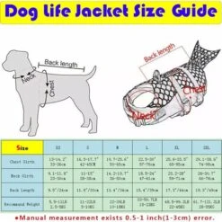 LITZEE Giubbotto Salvagente Per Cani Giubbotto Di Sicurezza Per Nuoto Galleggiante Giubbotto Di Salvataggio Con Maniglia Per Cani Di Taglia Piccola Giallo M -Cibi per cani in Italia 96300244 5