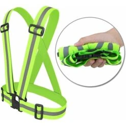 LITZEE Gilet Di Sicurezza E Salvataggio Per Cani Gilet Di Sicurezza, Giubbotto Di Sicurezza Elastico Regolabile Riflettente Per Corsa, Ciclismo, Motociclismo -Cibi per cani in Italia 96302036 5