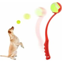 Lance Bale Dog Ball, Dog Ball Thrower, Dog Tennis Ball Pitcher, Dog Toy Ball Thrower -Cibi per cani in Italia 96498086 2