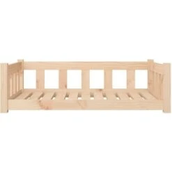 Nova Cuccia Per Cani In Legno Massello Di Pino 95,5x65,5x28cm Vari Colori Colore: Naturale -Cibi per cani in Italia 96777214 4