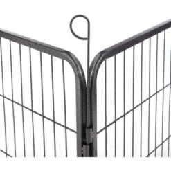 FEANDREA Recinto Per Cani Box Per Animali Pieghevole Con Pannelli Di Rete Metallica Grigio Da SONGMICS -Cibi per cani in Italia 96922935 4