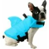Giubbotto Di Salvataggio Per Cani, Giubbotto Di Sicurezza Per Cuccioli, Costume Da Bagno Regolabile Con Pinna Di Squalo (S, Blu) -Cibi per cani in Italia 97073509 1