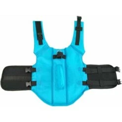 Giubbotto Di Salvataggio Per Cani, Giubbotto Di Sicurezza Per Cuccioli, Costume Da Bagno Regolabile Con Pinna Di Squalo (S, Blu) -Cibi per cani in Italia 97073509 4