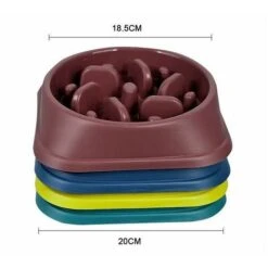 BAUMOOD Ciotola Per Cani Anti Ingozzamento Soffocamento Marrone -Cibi per cani in Italia 97210618 2