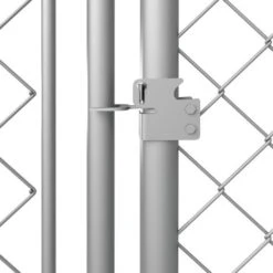 Nova Canile Da Esterno 8x4x2 M Acciaio Zincato Resistente Senza Tetto Argento 10 Nova Canile Da Esterno 8x4x2 M Acciaio Zincato Resistente Senza Tetto Argento -Cibi per cani in Italia 97264331 4