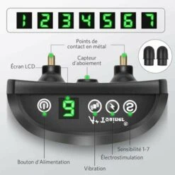 Collare Antiabbaio, Collare Elettrico Per Cani, Collare Da Addestramento Ricaricabile, Adatto Per 5-65 Kg -Cibi per cani in Italia 97433130 4