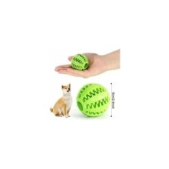 Set Di 2 Palline Di Gomma Per Cani Giocattolo Da Masticare Per Cani Piccoli E Grandi Palline Elastiche Resistenti Ai Morsi Divertenti (verde E Blu) -Cibi per cani in Italia 97874693 4
