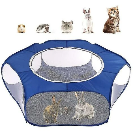 Recinto Per Animali Domestici Indoor Outdoor Coniglio Criceto Gioco Esercizio Rettile Tenda Per Piccoli Animali (azzurro Cielo) 4 Recinto Per Animali Domestici Indoor Outdoor Coniglio Criceto Gioco Esercizio Rettile Tenda Per Piccoli Animali (azzurro Cielo) - immagine 2