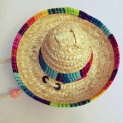 Cappelli Di Paglia Per Animali Domestici - Cappelli Sombrero Messicani - Decorazioni Per Feste Per Piccoli Animali Domestici, Cuccioli, Gatti -Cibi per cani in Italia 97875514 3