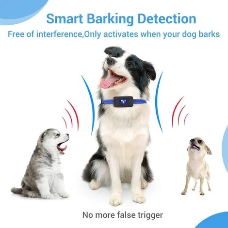 Tappo Antiabbaio Ricaricabile Con Innocua Modalità Bip/vibrazione/shock E Sensibilità Regolabile Per Cani Di Piccola, Media/grande Taglia 4 Tappo Antiabbaio Ricaricabile Con Innocua Modalità Bip/vibrazione/shock E Sensibilità Regolabile Per Cani Di Piccola, Media/grande Taglia - immagine 2
