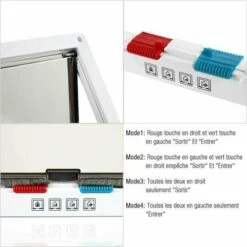 4 Posizioni Porta Per Gatti Porta Per Gatti Con Copertura A Tunnel Porta Per Gatti Porta Per Gatti Con Serratura Porta Per Gatti Per Piccoli Animali Cat Mate Con Serratura Facile Da Installare Bianco( -Cibi per cani in Italia 97887003 3