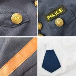 Uniformi Per Cani E Gatti, Graziosi Vestiti Per Animali Domestici, Divertenti Costumi Cosplay, Fantastica Uniforme Della Polizia Con Cappelli Per Cani E Gatti -Cibi per cani in Italia 97887505 4