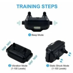 Collare Da Addestramento Per Cani, Collare Elettrico Per Cani Impermeabile Ricaricabile, Telecomando Da 300 M 11 Collare Da Addestramento Per Cani, Collare Elettrico Per Cani Impermeabile Ricaricabile, Telecomando Da 300 M -Cibi per cani in Italia 97887751 5