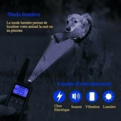 Il Collare Di Addestramento Del Cane Di Meloive Liberamente E IP67 Impermeabilizza Con 800m La Distanza Con 99 Livelli Di Modo Di Vibrazione, Scossa Elettrica, Suono. -Cibi per cani in Italia 97893967 4