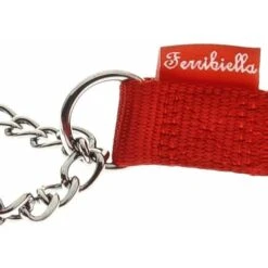 Ferribiella Collare In Nylon Con Catena Semistrangolo Per Cani: 1 X 40 Cm - Nero -Cibi per cani in Italia 9792011 3