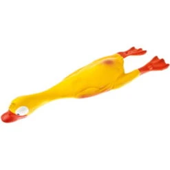 Ferribiella Gioco Anatra Con Occhioni In Lattice Con Squeaker Per Cani: S