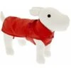 Ferribiella Impermeabile Con Imbottitura Interna Staccabile In Pile E Cotone modello Classic Per Cani : 24 Cm - Rosso