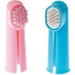 Ferribiella Spazzolini Da Dito Per Denti E Gengive Per Cani E Gatti 2 Pezzi