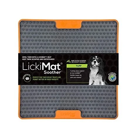 LICKIMAT CIUCCIO TUFF CANE ARANCIONE 693722 3 LICKIMAT CIUCCIO TUFF CANE ARANCIONE 693722