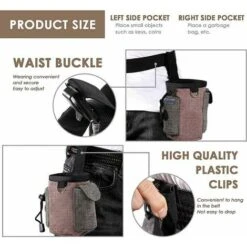 Borsa Per Cani Borsa Per Cani Borsa Per Cani Borsa Per Cani Borsa Per Cibo Per Cani Borsa Per Cani Borsa Per Cani Accessori, Marrone E 17x15 Cm -Cibi per cani in Italia 98110856 3