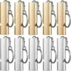 10PCS Fischio Di Sopravvivenza Fischio Per Arbitro Fischio In Metallo Fischio Di Emergenza Fischio Doppio In Alluminio Fischietti Di Segnale Di Emergenza Di Sopravvivenza 120dB Fischio Di Intrattenime -Cibi per cani in Italia 98111342 1