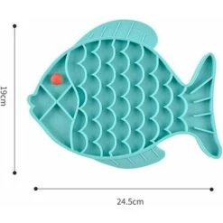 Ciotola A Lenta Alimentazione, Ciotola Anti-Glutton Per Gatti, 1 Ciotola Anti-Glutton, Realizzata In Silicone Sicuro, Atossico, Anti-Soffocamento, Per Gatti, Cani (19 X 24,5 Cm, Blu) -Cibi per cani in Italia 98111408 2