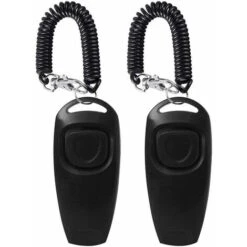 2 Pezzi Clicker Per Cani Fischietto Per Cani Per Addestramento Smetti Di Abbaiare Clicker Per Fischietti Per Cani 2 In 1 Nuova Versione Aggiornata Clicker Per Addestramento Cani Con Cinturino Da Polso