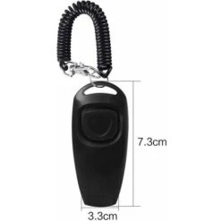 2 Pezzi Clicker Per Cani Fischietto Per Cani Per Addestramento Smetti Di Abbaiare Clicker Per Fischietti Per Cani 2 In 1 Nuova Versione Aggiornata Clicker Per Addestramento Cani Con Cinturino Da Polso -Cibi per cani in Italia 98117060 4