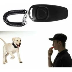 2 Pezzi Clicker Per Cani Fischietto Per Cani Per Addestramento Smetti Di Abbaiare Clicker Per Fischietti Per Cani 2 In 1 Nuova Versione Aggiornata Clicker Per Addestramento Cani Con Cinturino Da Polso -Cibi per cani in Italia 98117060 5