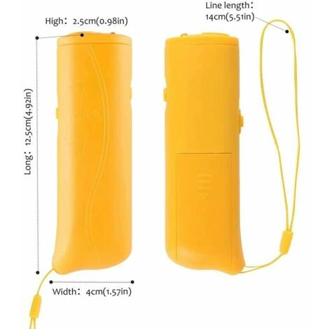 Tappo Per Cani Anti-abbaio Ad Ultrasuoni Portatile 3 In 1 Tappo Anti-abbaio A LED Ad Ultrasuoni Portatile Tappo Anti-abbaio E Anti-abbaio Istruzione Insegnamento (giallo) 7 Tappo Per Cani Anti-abbaio Ad Ultrasuoni Portatile 3 In 1 Tappo Anti-abbaio A LED Ad Ultrasuoni Portatile Tappo Anti-abbaio E Anti-abbaio Istruzione Insegnamento (giallo) - immagine 5