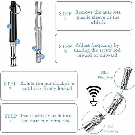 Fischietto Per Cani Ad Ultrasuoni Addestramento Anti-abbaio Clicker Promemoria Per Cani Fischietto Per L'educazione All'addestramento Del Trattamento 5 Fischietto Per Cani Ad Ultrasuoni Addestramento Anti-abbaio Clicker Promemoria Per Cani Fischietto Per L'educazione All'addestramento Del Trattamento - immagine 3