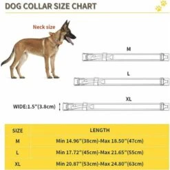 Collare Tattico Per Cani, Regolabile Con Impugnatura Di Controllo Fibbia In Metallo Imbottita In Nylon Per Cani Di Taglia Media Per Addestramento Alla Caccia Tempo Libero All'aperto -Cibi per cani in Italia 98120659 3