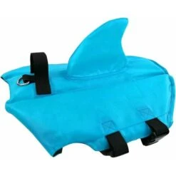 Giubbotto Di Salvataggio Per Cani Gilet Galleggiante Per Animali Domestici Giubbotto Di Salvataggio Per Cuccioli Sicurezza Per Il Nuoto Con Fibbia Regolabile Blu-
