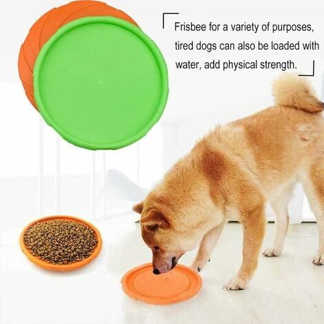 Disco Per Cani, Frisbee Per Cani, Frisbee Giocattolo Per Cani Da 2 Pezzi, Per Giochi, Attività Sportive E Giochi All'aperto, Per Cani Di Taglia Piccola E Media (L) 5 Disco Per Cani, Frisbee Per Cani, Frisbee Giocattolo Per Cani Da 2 Pezzi, Per Giochi, Attività Sportive E Giochi All'aperto, Per Cani Di Taglia Piccola E Media (L) - immagine 3