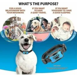 Miofth 3 In 1 Collare Antiabbaio Per Cani Dispositivo Per Abbaiare Eccessivo Addestramento Antiabbaio Sicuro, Innocuo E Umano -Cibi per cani in Italia 98122964 3