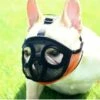 Museruola Per Cani Con Museruola Corta - Museruola Bulldog In Rete Traspirante Regolabile Per Mordere La Maschera Per Cani Che Abbaia Masticando.M,