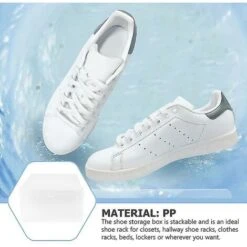 Scatole Per Scarpe Impilabili Trasparenti Spesse Da 2 Pezzi Scatola Per Scarpe In Plastica - Taglia L (bianco) -Cibi per cani in Italia 98132713 3