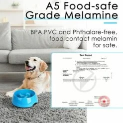Ciotola Anti-Glutton Per Cani E Gatti, Ciotola Antiscivolo Favorisce Un'Assunzione Di Cibo Più Lenta, Ciotola Interattiva In Melamina Anti-Gloating -Cibi per cani in Italia 98138571 4