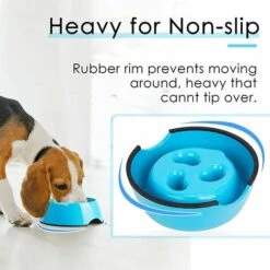 Ciotola Anti-Glutton Per Cani E Gatti, Ciotola Antiscivolo Favorisce Un'Assunzione Di Cibo Più Lenta, Ciotola Interattiva In Melamina Anti-Gloating -Cibi per cani in Italia 98138571 5