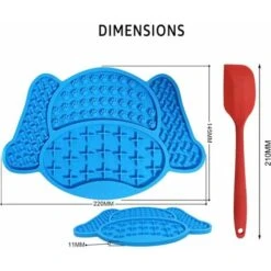 Tappetino A Tenuta Stagna Per Cani E Gatti, Con Tergipavimento, Per Il Bagno E L'addestramento Del Cane, Assorbimento Super Forte (rosso + Blu) -Cibi per cani in Italia 98140504 2