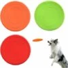 Frisbee Per Cani Da 3 Confezioni, Piattini In Gomma Naturale, Frisbee Giocattolo In Gomma, Frisbee Rotondo In Gomma Non Tossica -Cibi per cani in Italia 98142698 1