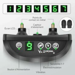Collare Antiabbaio Collare Per Cani Elettrico Collare Da Addestramento Ricaricabile Adatto Per 5-65 Kg -Cibi per cani in Italia 98145061 4