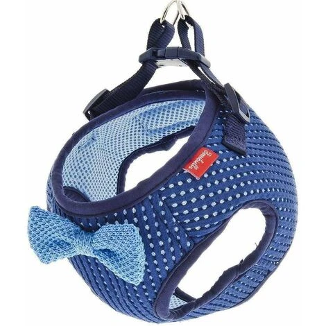 Ferribiella Pettorina Con Imbottitura In Air Mesh Decorazione Papillon Modello Breeze Per Cani: 40-46 Cm 3 Ferribiella Pettorina Con Imbottitura In Air Mesh Decorazione Papillon Modello Breeze Per Cani: 40-46 Cm
