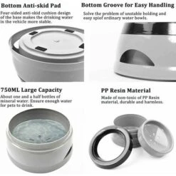 750ML Ciotola Per Acqua Per Cani, -Cibi per cani in Italia 98230880 4