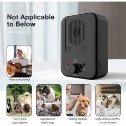 Controllo Dell'abbaio Ad Ultrasuoni, Repellente Per Cani All'aperto, Dispositivo Di Addestramento Per Cani Anti-abbaio, Adatto Per Cani Piccoli E Grandi 3 Livelli Regolabili, Kueatily -Cibi per cani in Italia 98381705 2