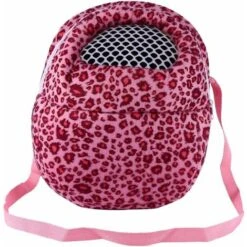 Zaino Per Animali In Peluche Traspirante (Pink Leopard L), Kueatily -Cibi per cani in Italia 98382484 2