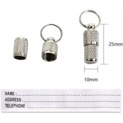 Targhetta Per Indirizzo Harmony Per Gatti 6 Pezzi Ciondolo Identificazione Cane Targhetta Per Indirizzo In Acciaio Inossidabile Anti-smarrimento, Kueatily -Cibi per cani in Italia 98383269 3