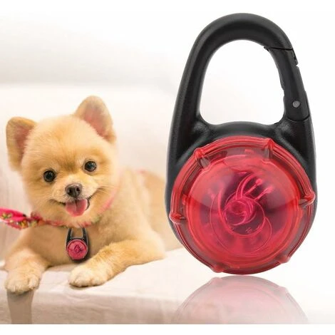 Lampada A Sospensione Per Cani A LED Con Clip Di Avvertimento A LED Lampeggiante Rimorchio Per Cani Di Sicurezza Campeggio Escursionismo Camminata (rosso), Kueatily 4 Lampada A Sospensione Per Cani A LED Con Clip Di Avvertimento A LED Lampeggiante Rimorchio Per Cani Di Sicurezza Campeggio Escursionismo Camminata (rosso), Kueatily - immagine 2