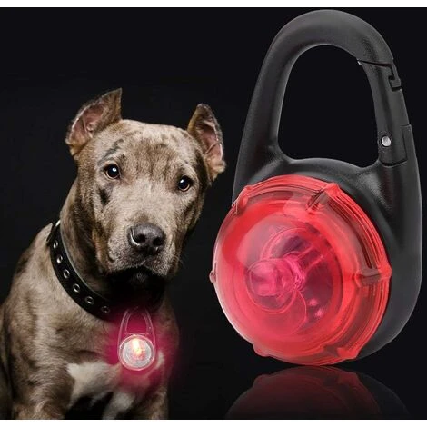 Lampada A Sospensione Per Cani A LED Con Clip Di Avvertimento A LED Lampeggiante Rimorchio Per Cani Di Sicurezza Campeggio Escursionismo Camminata (rosso), Kueatily 6 Lampada A Sospensione Per Cani A LED Con Clip Di Avvertimento A LED Lampeggiante Rimorchio Per Cani Di Sicurezza Campeggio Escursionismo Camminata (rosso), Kueatily - immagine 4